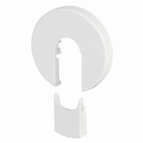 Zehnder – Caches de raccords de radiateur Ø 16 mm – Lot de 2 pièces – Couleur blanche – Pour finition esthétique – 816291
