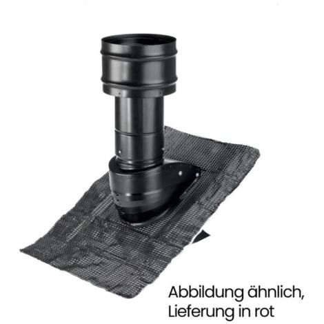 Zehnder Dachhaube 125 Steildach rot 6 - 60 Grad