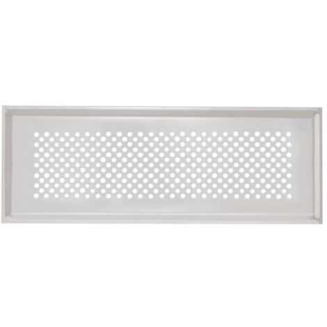 Zehnder Design-Abdeckgitter ComfoGrid Pisa für Luftdurchlassgehäuse CLF, 350x130mm, Edelstahl