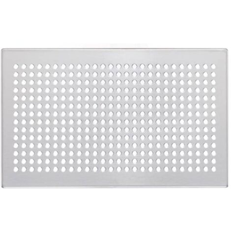 Zehnder Design-Abdeckgitter ComfoGrid Roma für CLD, 260x160mm, Edelstahl