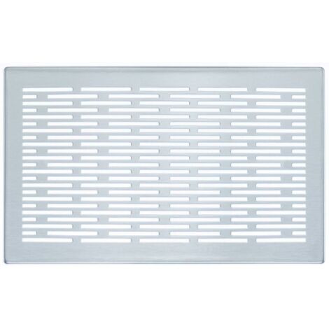 Zehnder Designgitter CLD Genua Edelstahl 260 x 160 mm