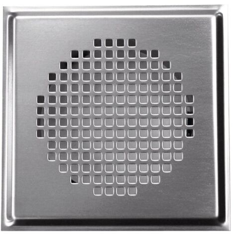 Zehnder Designgitter ComfoGrid Torino quadratisch DN125, 160x160mm, Edelstahl, mit Filter