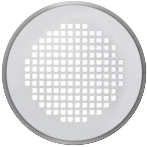 Zehnder Designgitter ComfoGrid Torino rund, DN125, Durchmesser 160mm, Edelstahl, mit Filter