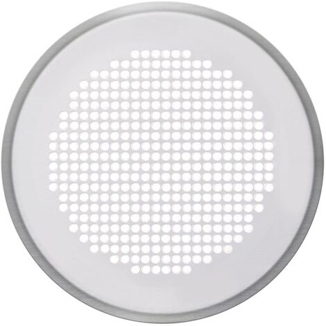 Zehnder Designgitter ComfoGrid Venezia rund, DN125, Durchmesser 160mm, weiß, mit Filter