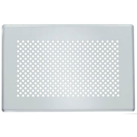 Zehnder Designgitter Pisa Edelstahl 300 x 200 mm