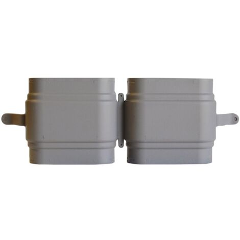 Zehnder Doppelkanalnippel CK300 ComfoFit grau, Polymer, mit Dichtringen