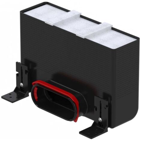 Zehnder Luftdurchlassgehäuse ComfoCase CLF für ComfoTube flat 51, DN125 mit RapidLock-Verbinder