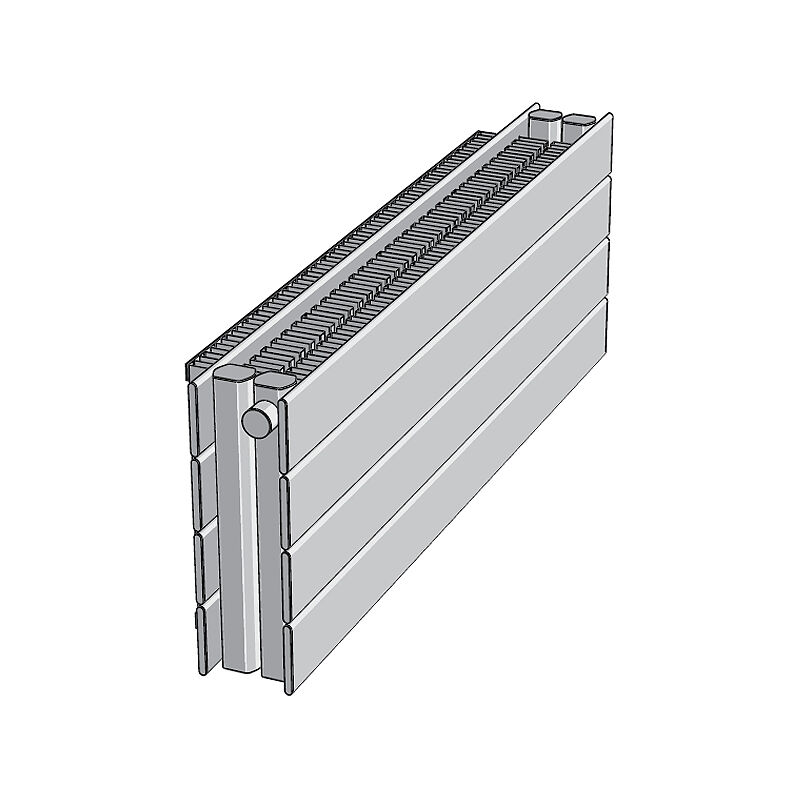 Zehnder Nova, Heizwand Typ NHLLHL, mit Lamelle, horizontal ...