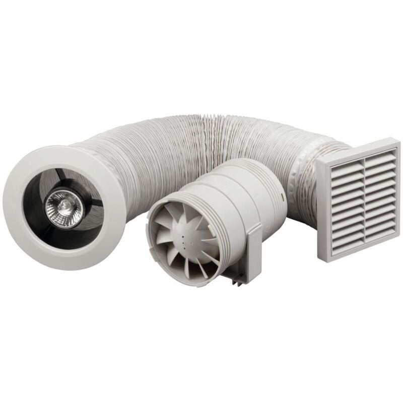 Silent - Kit de ventilation avec ventilateur de 100 mm ZSR100LTSK - Zehnder