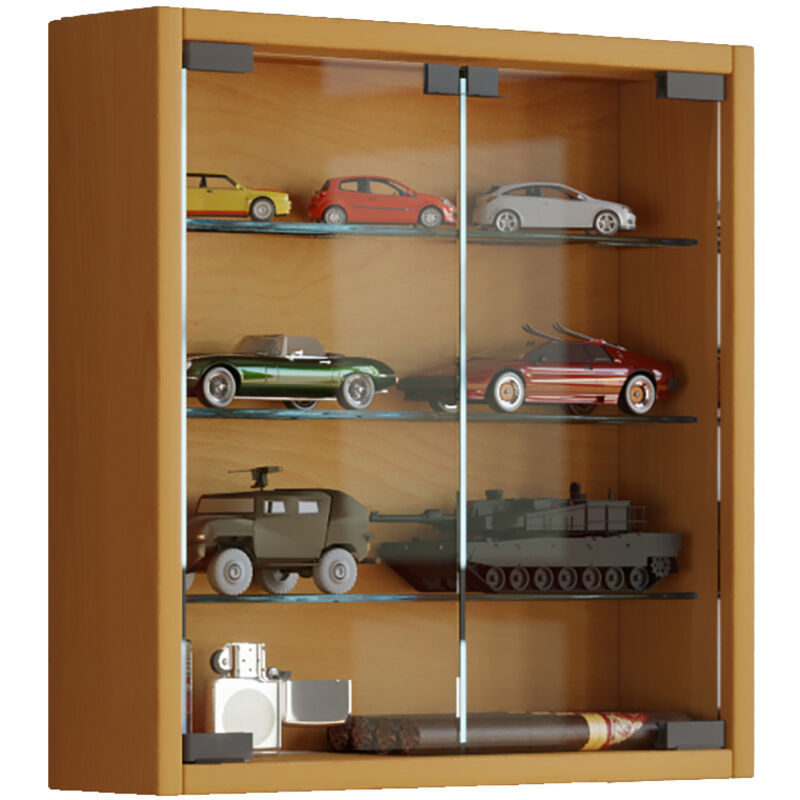Ebuy24 - Vitrine murale Mandosa h. 40 x l. 40 x p. 10 cm Enregistrer