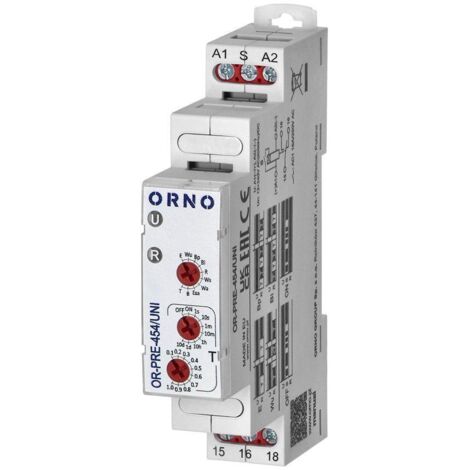 Zeitrelais 10 Funktionen, Universal-Spannungsversorgung OR-PRE-454/UNI