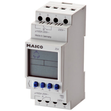 Zeitschaltuhr für Verteilereinbau ZS 4 - Maico Ventilatoren