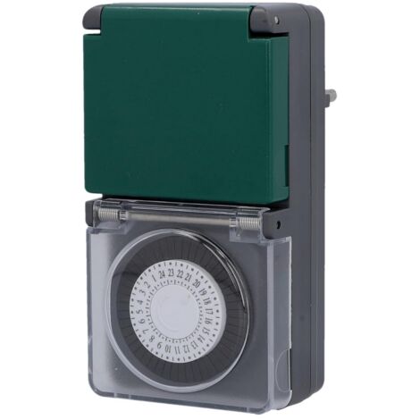 Zeitschaltuhr mini 3.500W mechanisch, IP44 Zeitschaltuhren
