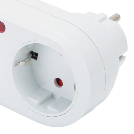 Zeitschaltuhr-Steckdose, sparsam, programmierbarer 12/24-Stunden-/7-Tage-Timer, LCD-Anzeige, blauer Bildschirm