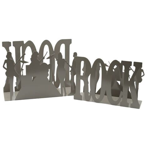 Zeitschriftenständer aus Metall Rock 1-2 Taubengrau cm35x12h24