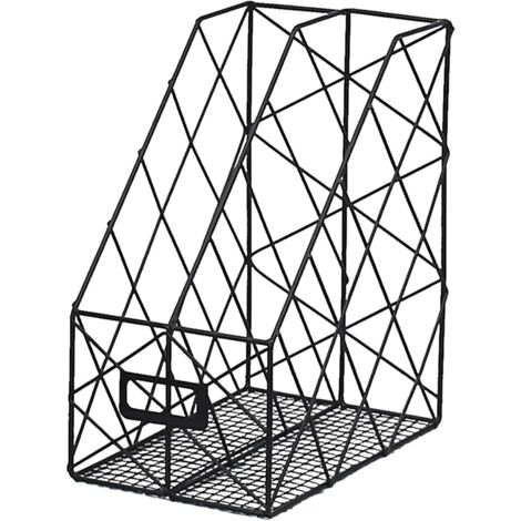 Zeitschriftenständer, Zeitschriftenständer, Aktenorganisator für den Schreibtisch, Desktop-Papierorganisator, Schließfachorganisator für Büroorganisation und -aufbewahrung