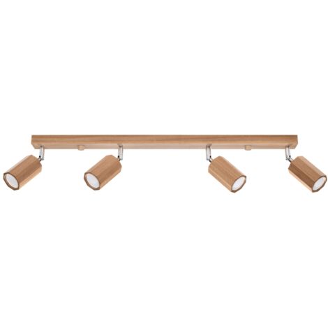 ZEKE 4 Oak ceiling lamp