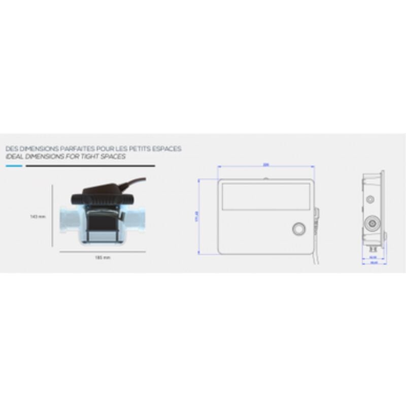 Zelia ZLT - Électrolyseur intelligent et lumineux au sel - CCEI -