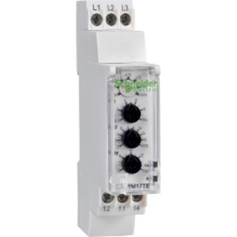 Zelio control ordre absence de phase, asymetrie, sur et sous tension 208..480VAC - RM17TE00