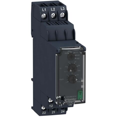 Zelio Control RM22 - relais contrôle de phases - 2OF - 380 à 480Vca