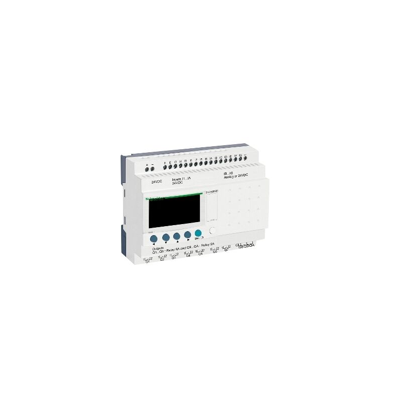 

Zelio Ii M 16E/10R 24Cc Reloj Pantalla Schneider Electric Sr3B261Bd