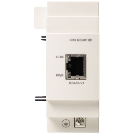 Zelio Logic - module de communication esclave réseau Modbus 24Vcc (SR3MBU01BD)