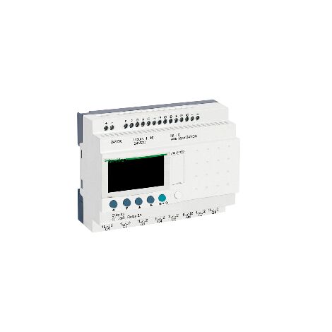 Zelio Logic - relais intelligent compact - 20 E/S 24Vcc - horloge - affichage - SR2B201BD