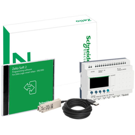 Zelio Logic - relais intelligent modul.- pack découverte - 26 E S - 24Vcc (SR3PACK2BD)