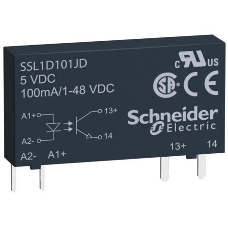 Zelio Relay - 1 phase ssrelais 48vdc 10 0ma 24vdc (SSL1D101BD)