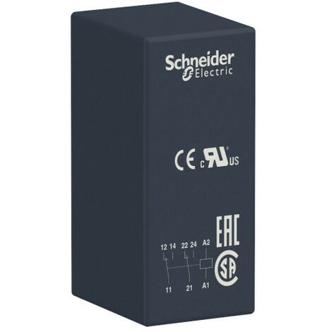 Zelio Relay RSB - relais PCB embrochable - 2OF - 8A - 48VAC (RSB2A080E7)