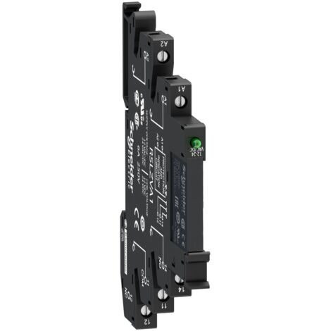 Zelio Relay RSL - relais PCB embrochable monté sur embase - 1OF - 6A - 230VACDC