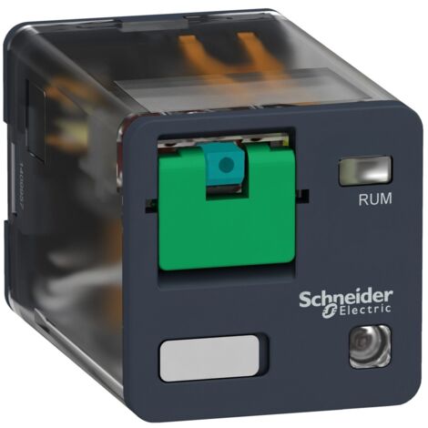 Zelio Relay RUM - relais universel - embrochab - test - DEL - 3OF - 10A - 24VDC