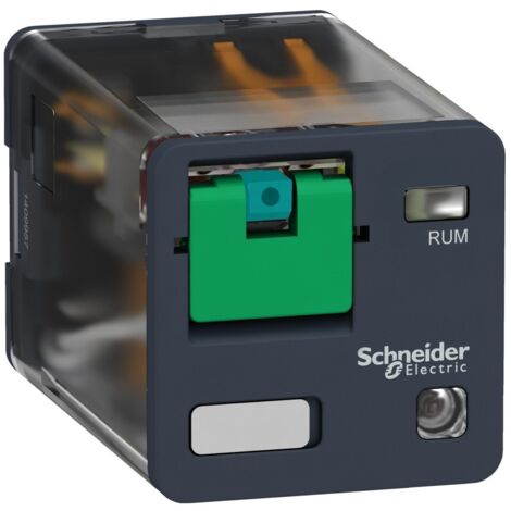 Zelio Relay RUM - relais universel - embrochab - test - DEL - 3OF - 10A - 24VDC