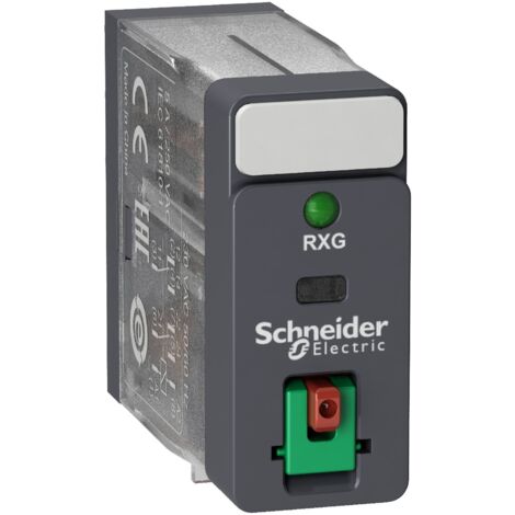 Zelio Relay RXG - relais interface - embrochab - test - DEL - 2OF - 5A - 24VAC