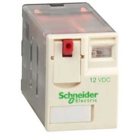 Zelio Relay RXM - relais miniature - embrochable - test - 2OF - 12A - 12VDC (RXM2AB1JD)