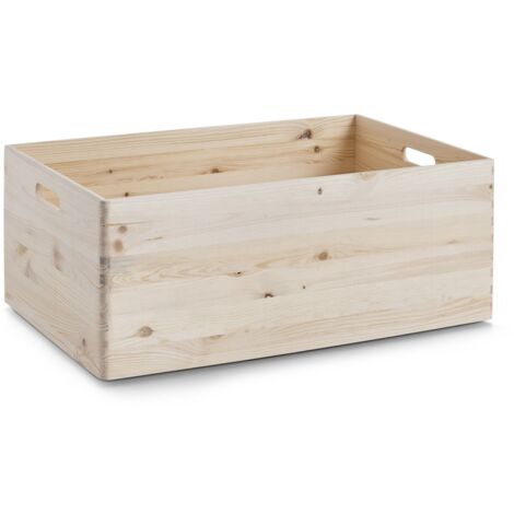Zeller 13144 Scatola Multiuso, Legno, Beige, 60x40x24 cm