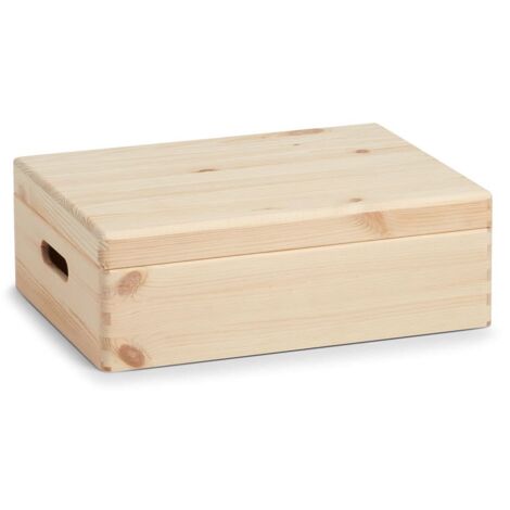 Zeller 13151 Scatola Multiuso, Legno, Beige, 40x30x14 cm