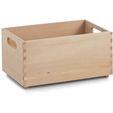 Zeller 13306 Scatola Multiuso, Legno, Beige, 30x20x15 cm