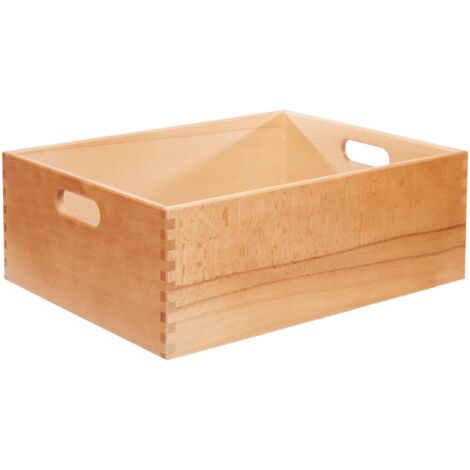 Zeller 13308 Scatola Multiuso, Legno, Beige, 40x30x15 cm