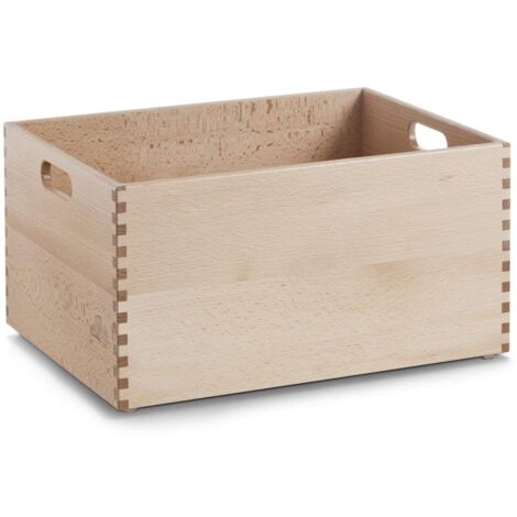 Zeller 13309 Scatola Multiuso, Legno, Beige, 40x30x21 cm