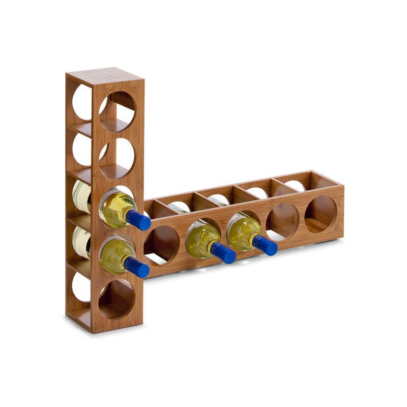 Zeller - 13565 Casier à vin en bambou, 13,5 x 12,5 x 53 cm