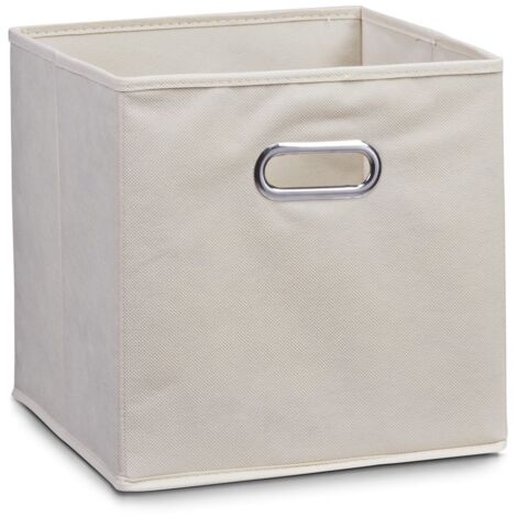 Zeller 14131 Contenitore, Non-Woven, Beige, 28x28x28 cm