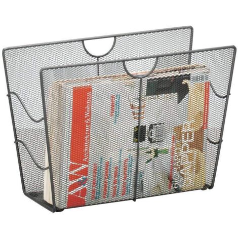 Zeller 17742 Portariviste, Antracite, Metallo, Grigio, 39x17.5x27 cm
