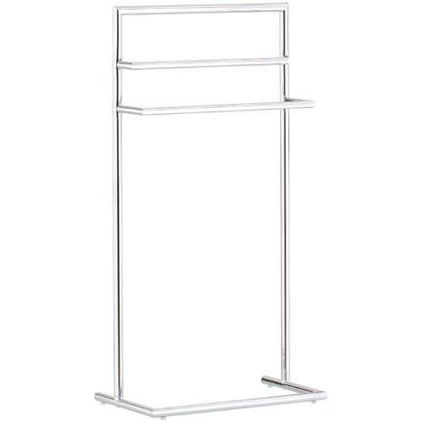 Premier Housewares Argento Colore Porta Asciugamani Cromato da Pavimento 