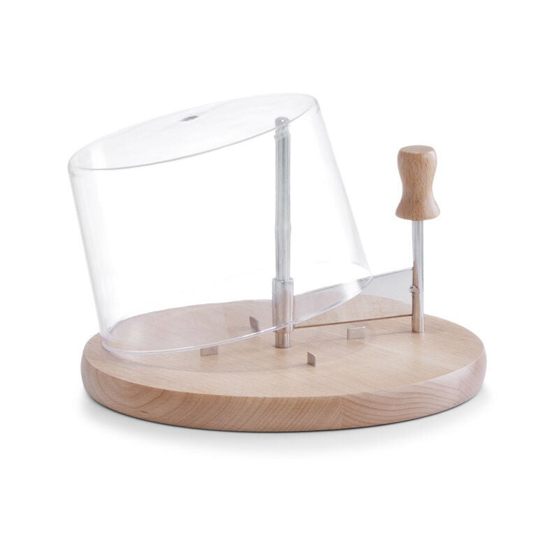 Zeller - Trancheuse à fromage - planche en bois avec abat-jour