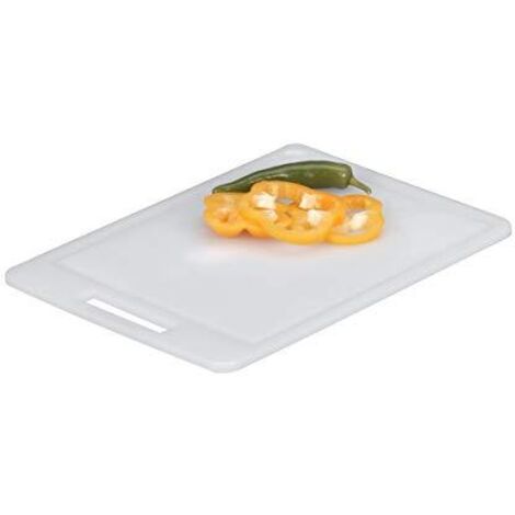 Zeller 26063 - Tagliere in plastica, 34,5 x 24,5 cm, colore: Bianco