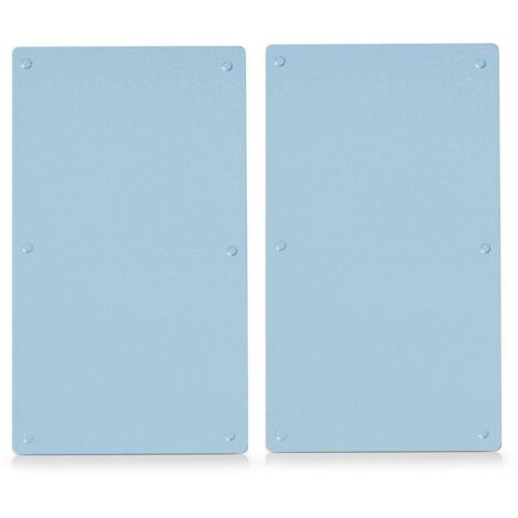 Zeller 26205 Set 2 taglieri in Vetro per Piano Cottura in vetroceramica, 52x30 cm