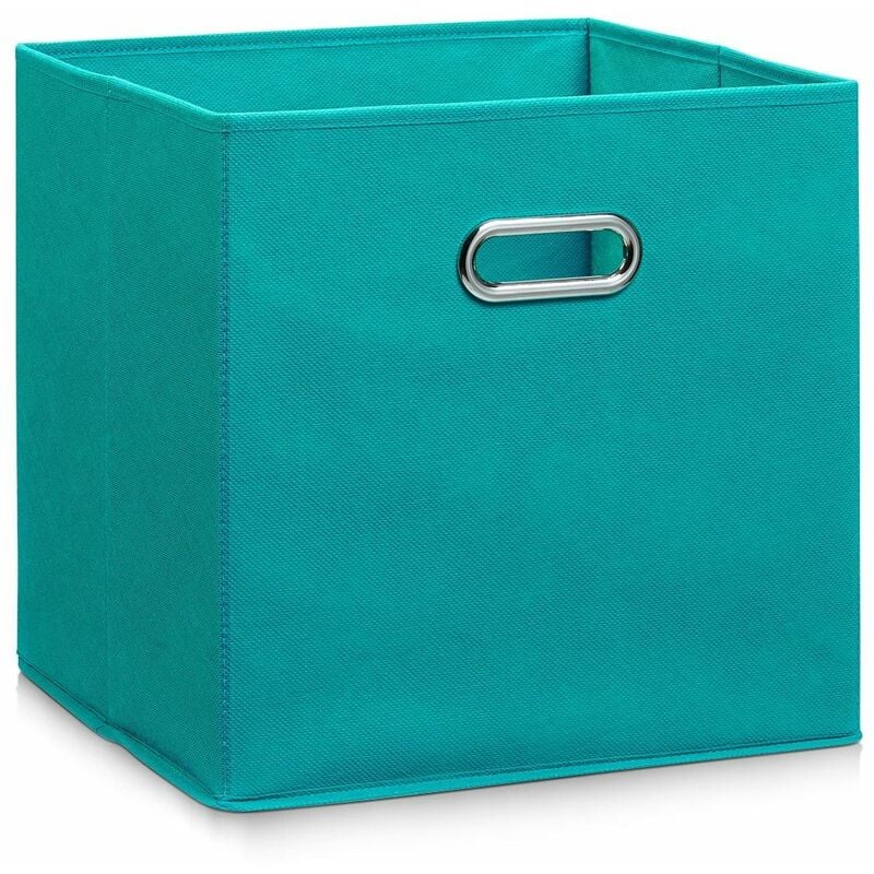 Rangement Panier de Rangement Gris 32 x 32 x 32 cm Zeller