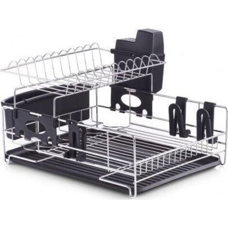 Zeller Modelo contemporáneo Escurreplatos negro