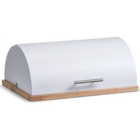 Zeller Panera moderna blanca diseño rectangular metal
